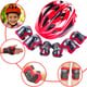 HKEEY 16 in. Rock It Boy Kids Bike, Neon Powder -Red