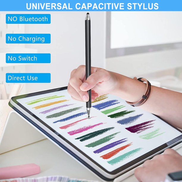 Stylus Pen for iPad, 3 in 1 High Sensitivity & Precision Capacitive Stylus Pencil for Apple iPad iPhone Tablets Samsung Galaxy All Universal Touch Screen Devices