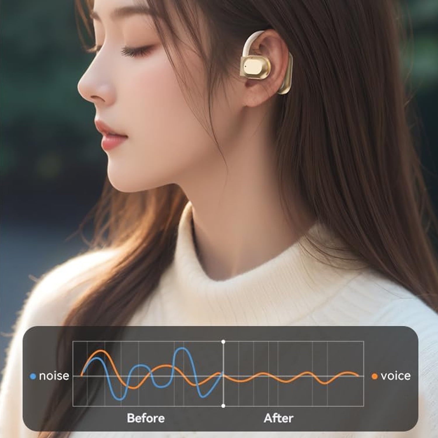 AI Language Translation Earbuds Real-Time, Bluetooth 5.4 Headphones Translator for 144 Languages & Accents with Charging Case