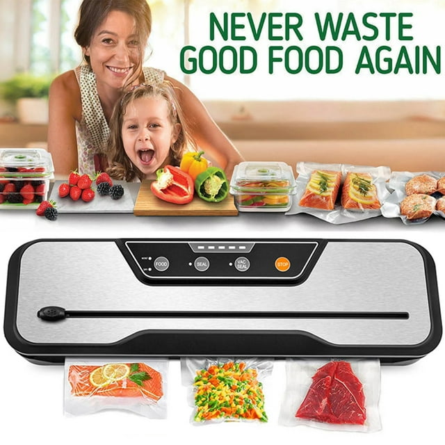 HKEEY Food Vacuum Sealer Machine,Auto&Manual Food Sealer with 2 Rolls –  QUIFLY