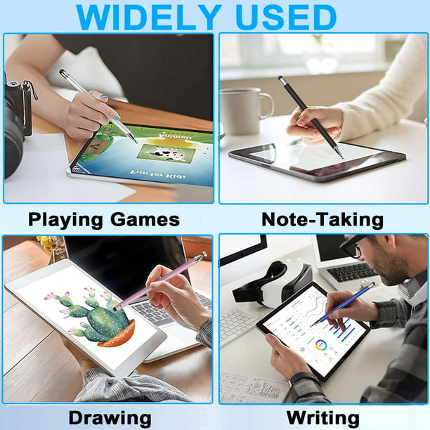 Stylus Pen for iPad, 3 in 1 High Sensitivity & Precision Capacitive Stylus Pencil for Apple iPad iPhone Tablets Samsung Galaxy All Universal Touch Screen Devices