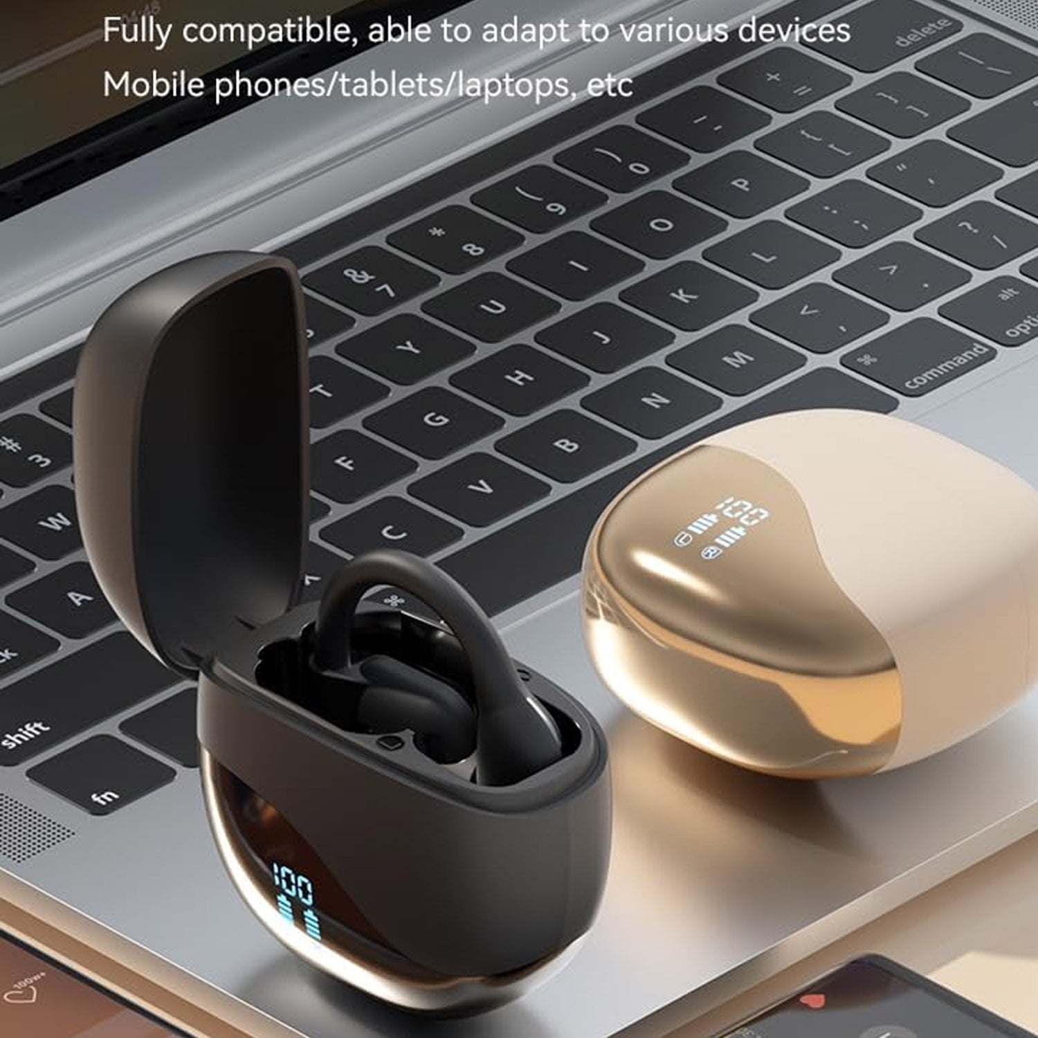 AI Language Translation Earbuds Real-Time, Bluetooth 5.4 Headphones Translator for 144 Languages & Accents with Charging Case