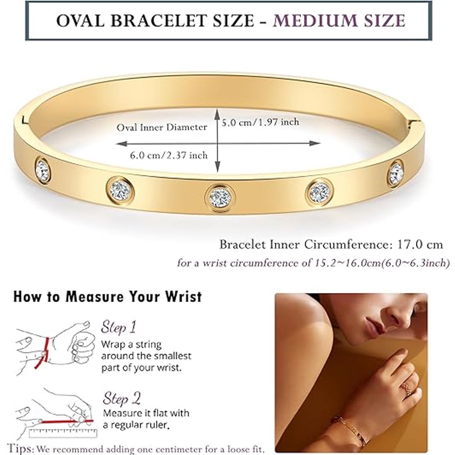 Stainless Steel Bracelet Jewelry Birthday Gifts for Women Friendship Love