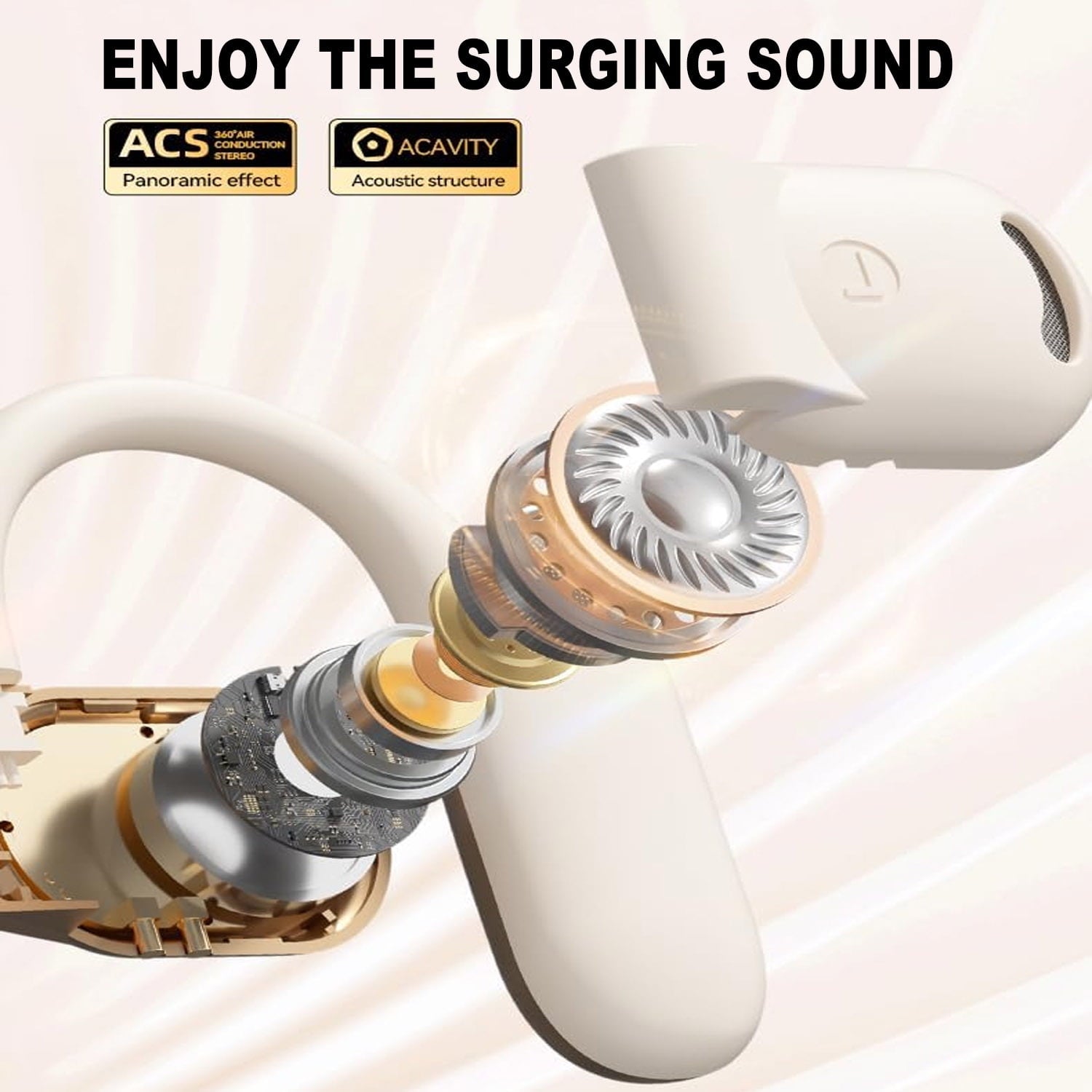 AI Language Translation Earbuds Real-Time, Bluetooth 5.4 Headphones Translator for 144 Languages & Accents with Charging Case