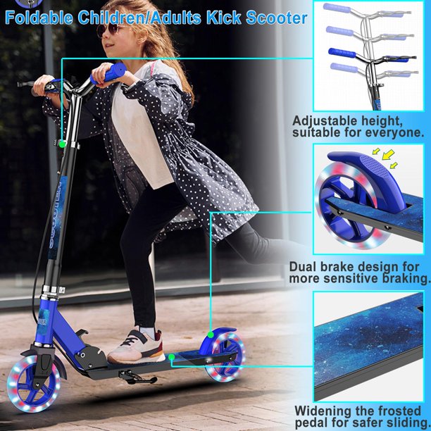 Girls big wheel scooter discount