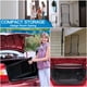 HKEEY Folding Jumbo Shopping Cart Rolling Utility Cart Grocery Cart With Adjustable Handle & Dual Swivel Wheels
