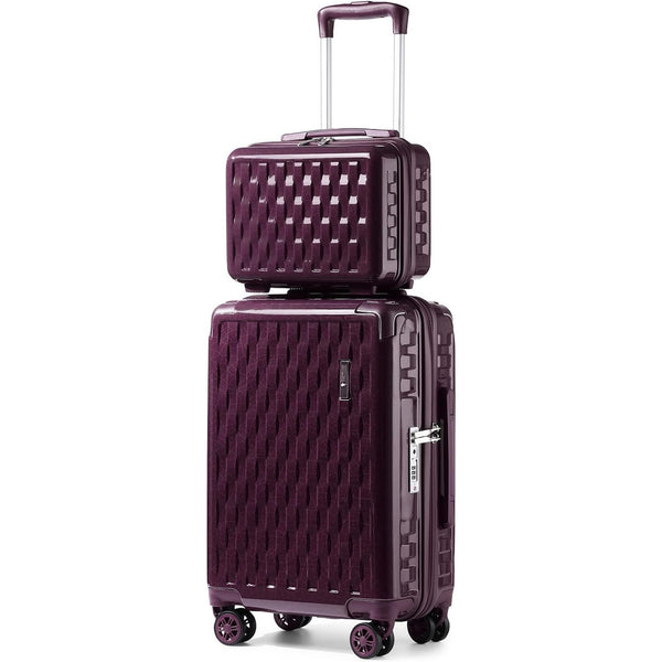Carry On Luggage, 20 inch Expandable Suitcase Set Luggage Sets with TSA Lock and Double Spinner Wheels, Blue