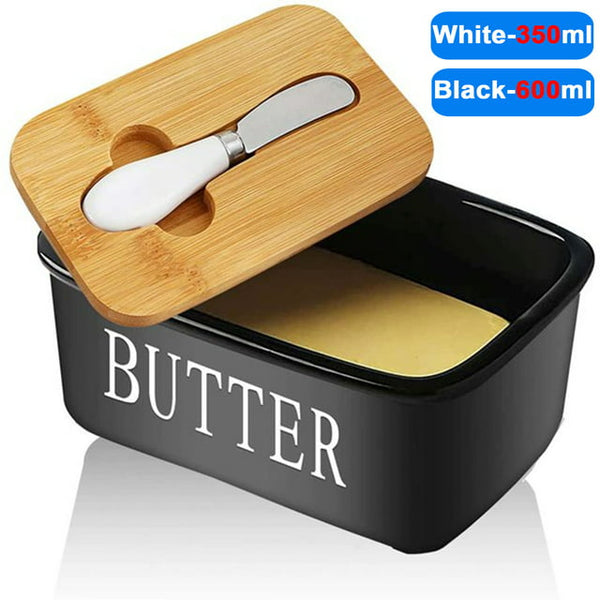Edtian Butter Dish, Butter Keeper Butter Dish with Lid and Knife, Large Butter Dish,Butter Keeper, Butter Storage