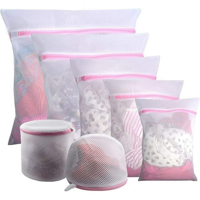 Mesh Laundry Wash Bag for Delicates, 7 Pack