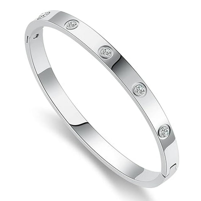 Stainless Steel Bracelet Jewelry Birthday Gifts, for Women Friendship Love