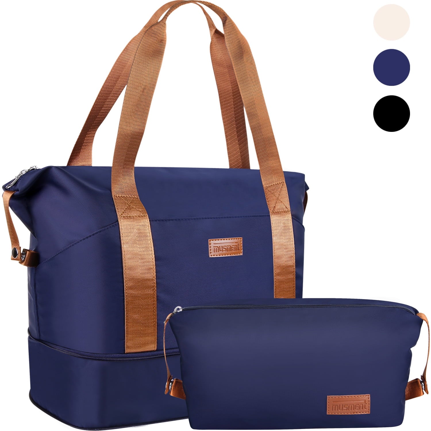 Travel Duffel Bag, Expandable Shoulder Weekender Overnight Bag for Women Sports Gym Bag