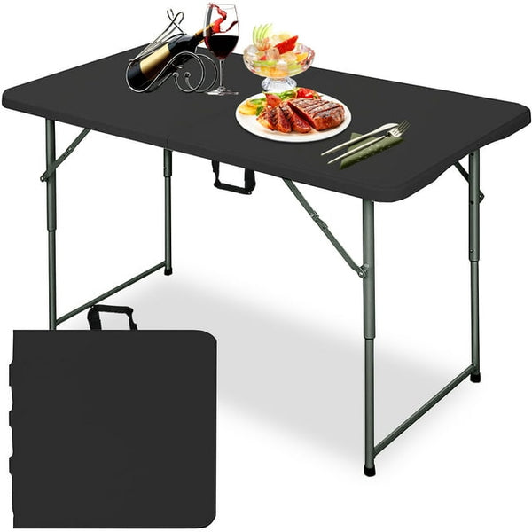 Camkey 28-inch Folding Table, Black