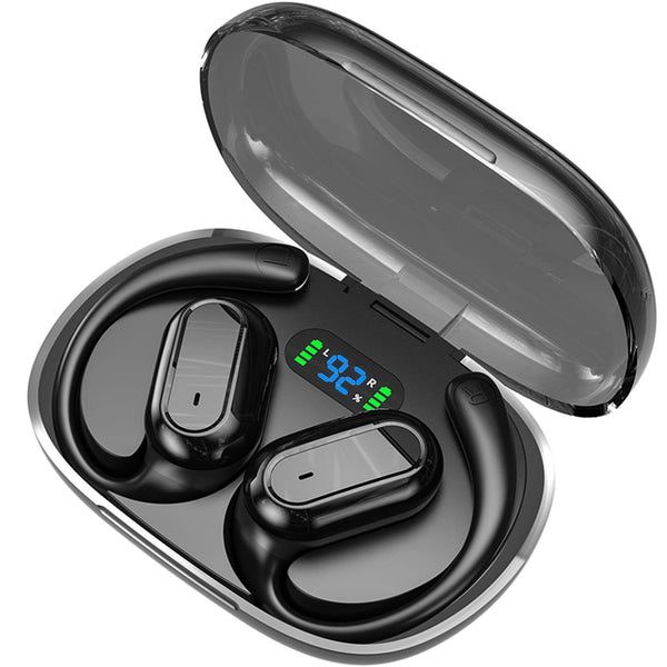 X15 True Wireless Noise Canceling Bluetooth In-Ear Earbud with Charging Case, Black