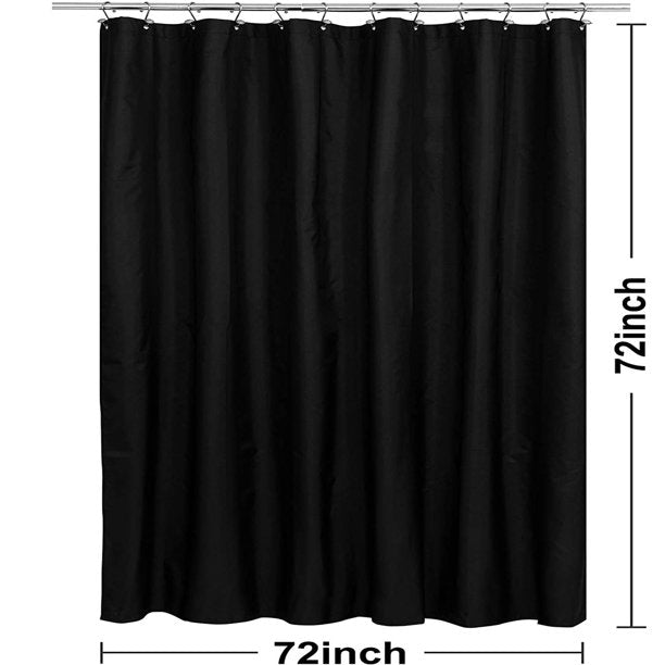 HKEEY Shower Curtain Liner , Waterproof Thicken Polyester Bathroom Shower Curtains Machine Washable ,Shower Curtain Sets 72"x72" , Shower Hooks Included