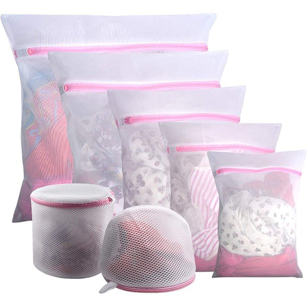Camkey Mesh Laundry Wash Bag for Delicates, 7 Pack