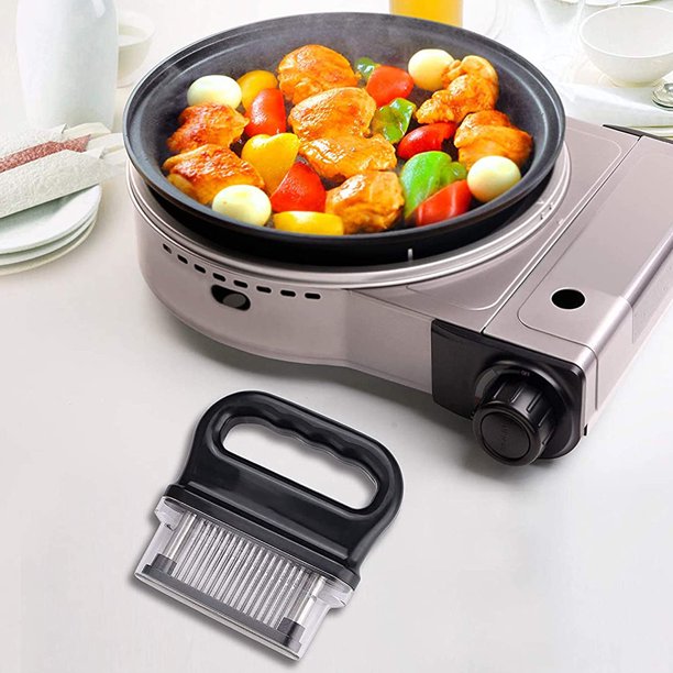 Meat Tenderizer Tool with 48 Stainless Steel Ultra Sharp Needle Blades, Detachable Kitchen Cooking Tool Best For Tenderizing, BBQ, Marinade