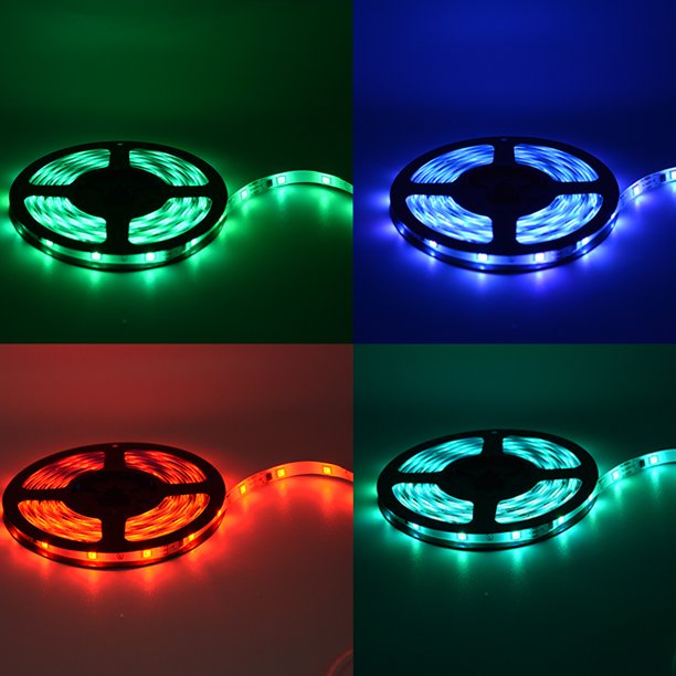 HKEEY LED Light Strip,32.8ft 5050 RGB LED Lights Strip with 44Key Remote Control,Color Changing Waterproof LED Rope Lights,20 Colors and DIY Mode Color Changing LED Tape Lights,LED Strip Lights for Bedroom